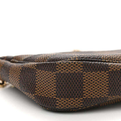 Louis Vuitton Damier Ebene Mini Pochette Accessories 9 of 10