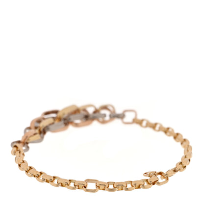 Cartier 18K Pink Yellow White Gold Trinity Cushion Shaped Bracelet 2 of 3
