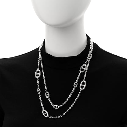 Hermes Sterling Silver Farandole Necklace 120 2 of 6
