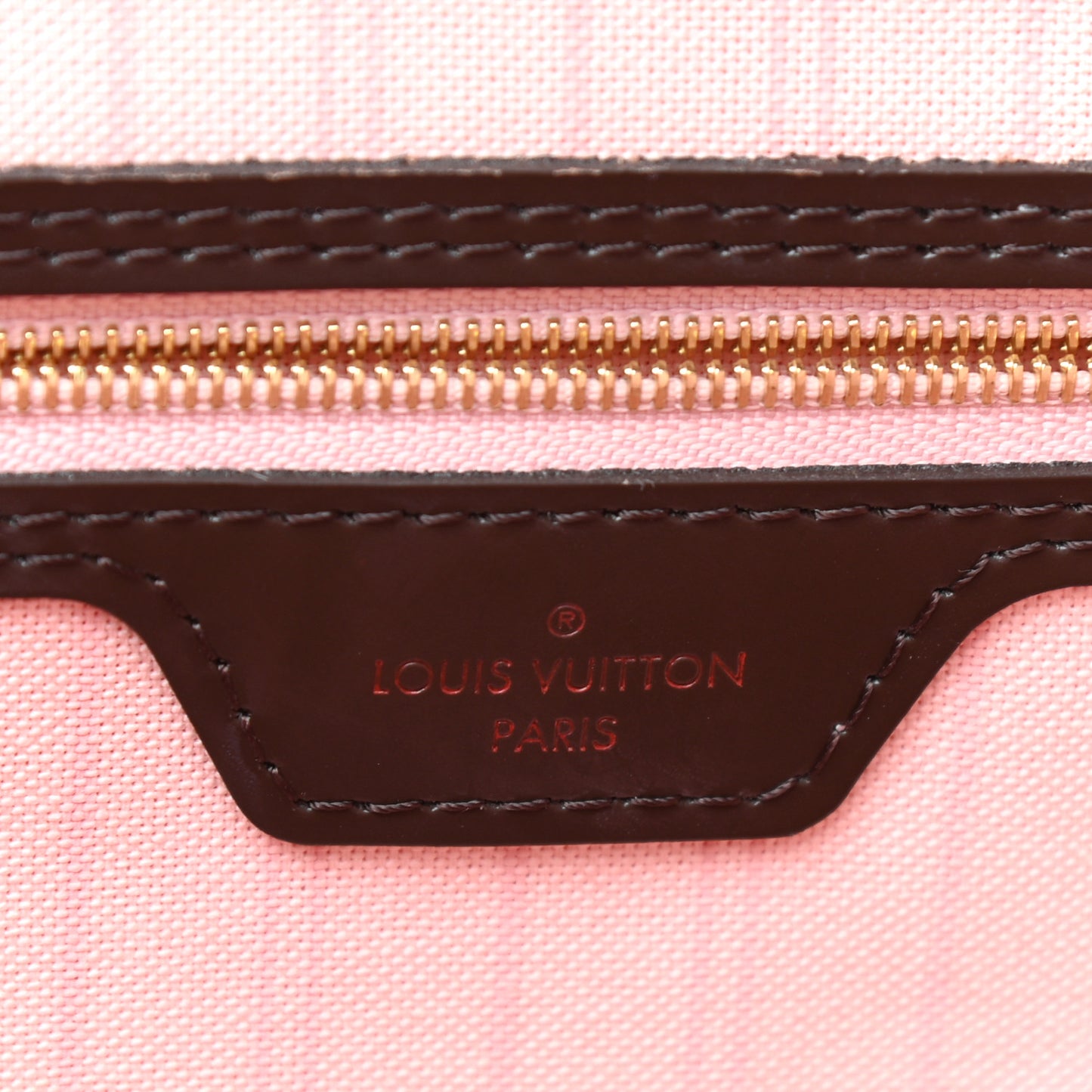 Damier Ebene Neo Neverfull MM Rose Ballerine
