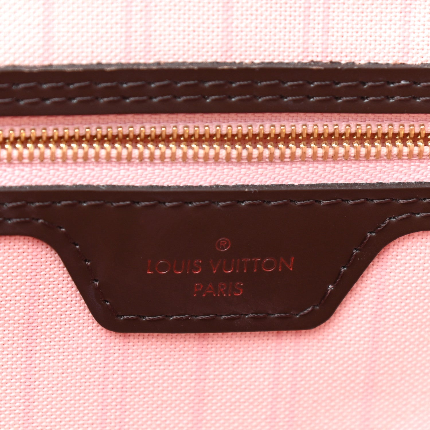 Louis Vuitton Damier Ebene Neo Neverfull MM Rose Ballerine 6 of 10