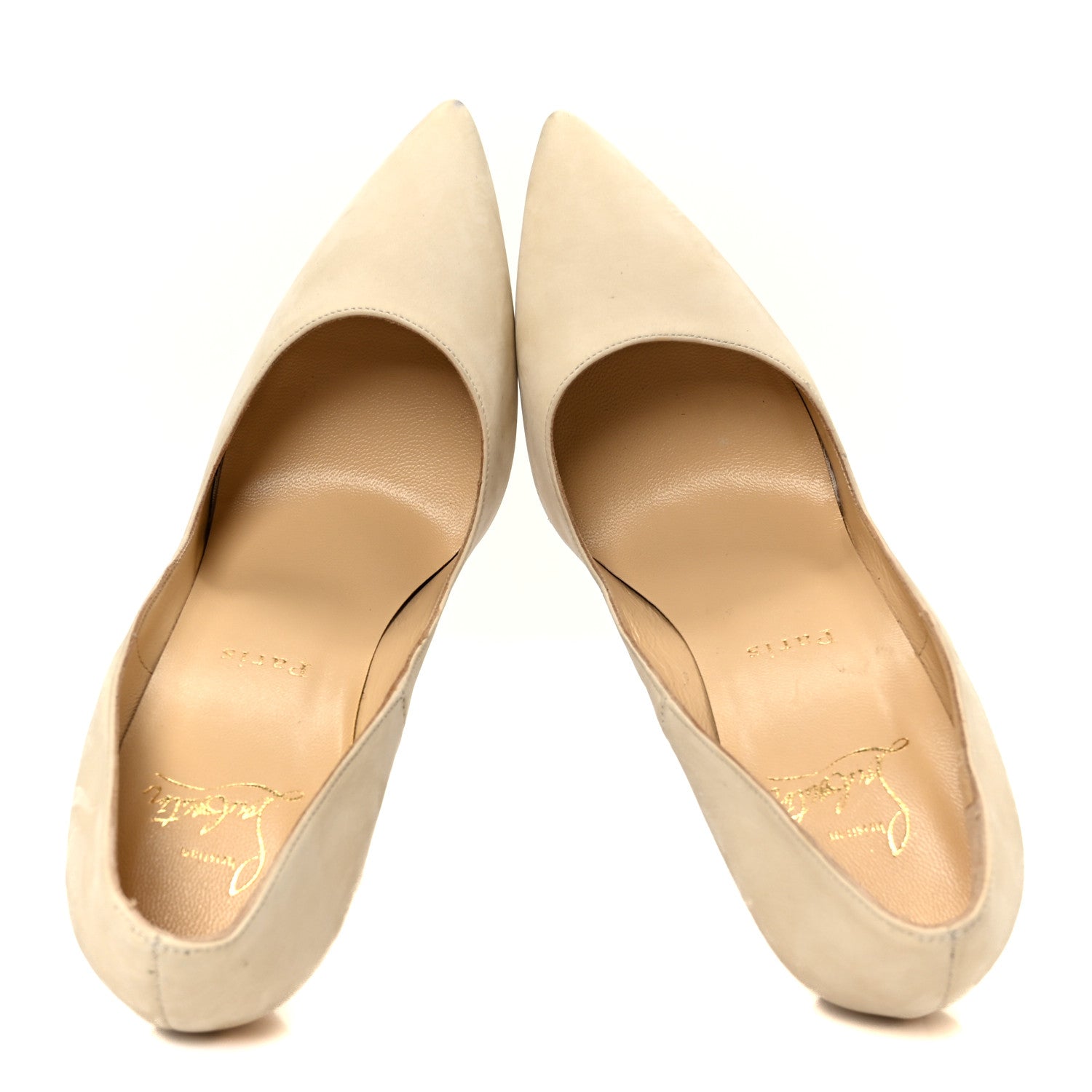 Christian Louboutin Suede So Kate 120 Pumps 37 Off White 1849502