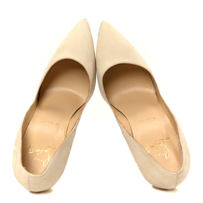 Christian Louboutin Suede So Kate 120 Pumps 37 Off White 2 of 9