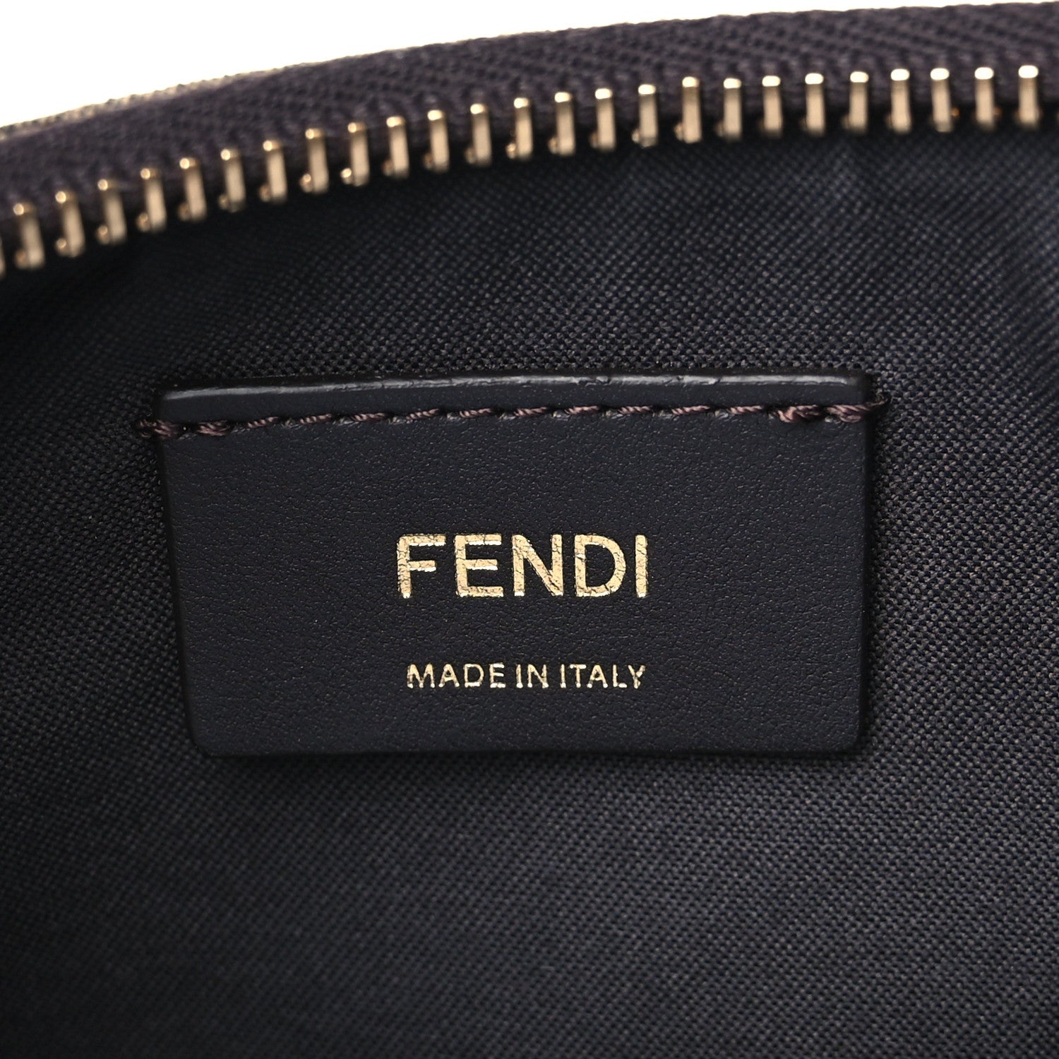 Fendi Fabric Jacquard Vitello Grace FF 1974 Small Fendigraphy Hobo Bag Tobacco Moro Ebano 5 of 9