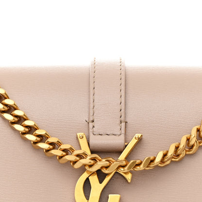 Saint Laurent Smooth Calfskin Sulpice Monogram Chain Wallet Light Natural 9 of 15