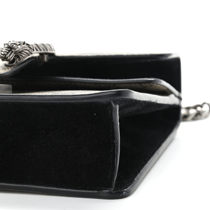 Gucci GG Supreme Monogram Mini Dionysus Shoulder Bag Black 10 of 11