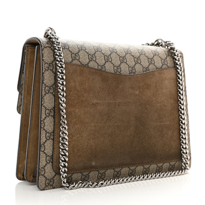 Gucci GG Supreme Monogram Medium Dionysus Shoulder Bag Taupe 2 of 8