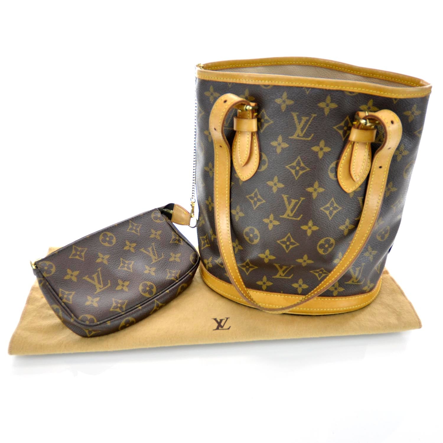 Louis Vuitton Monogram Petit Bucket 23 3 of 9