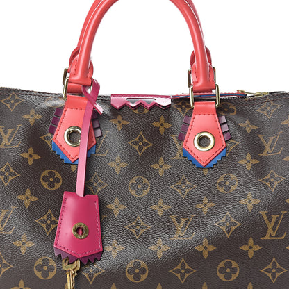 Louis Vuitton Monogram Totem Speedy 30 Flamingo 5 of 8