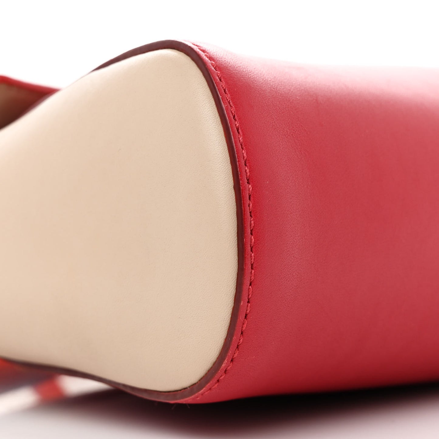 Calfskin Abbey Crossbody Shoulder Bag Red Multicolor