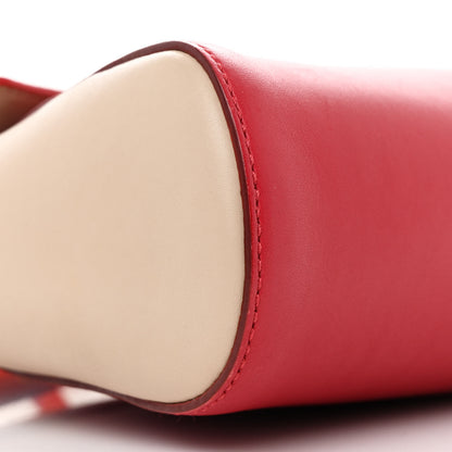 Salvatore Ferragamo Calfskin Abbey Crossbody Shoulder Bag Red Multicolor 9 of 11