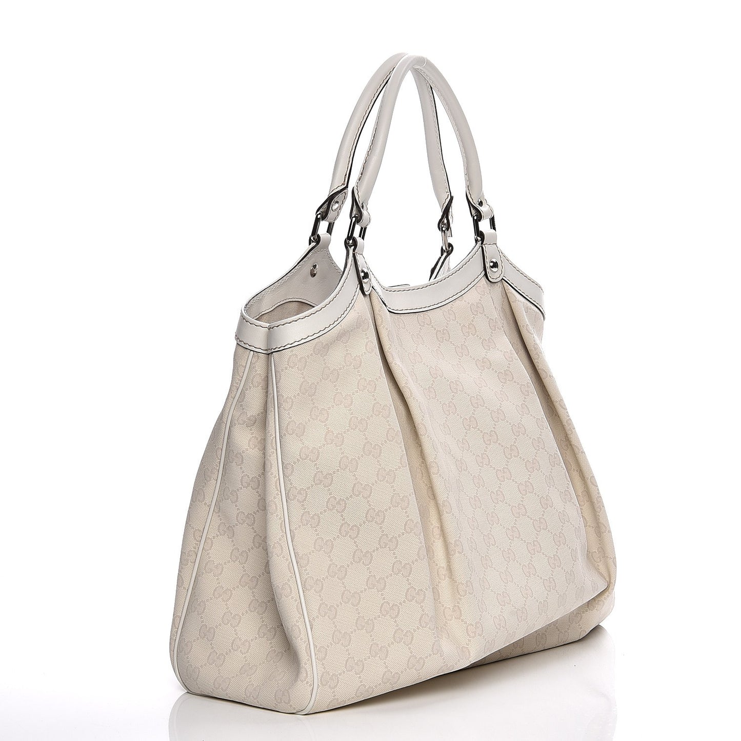 Monogram Large Sukey Tote Off White