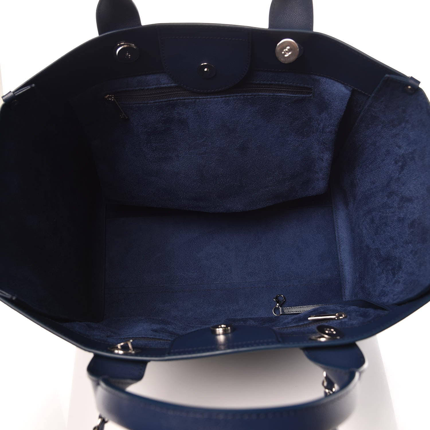 Chanel Caviar Medium Studded Deauville Tote Blue 5 of 8