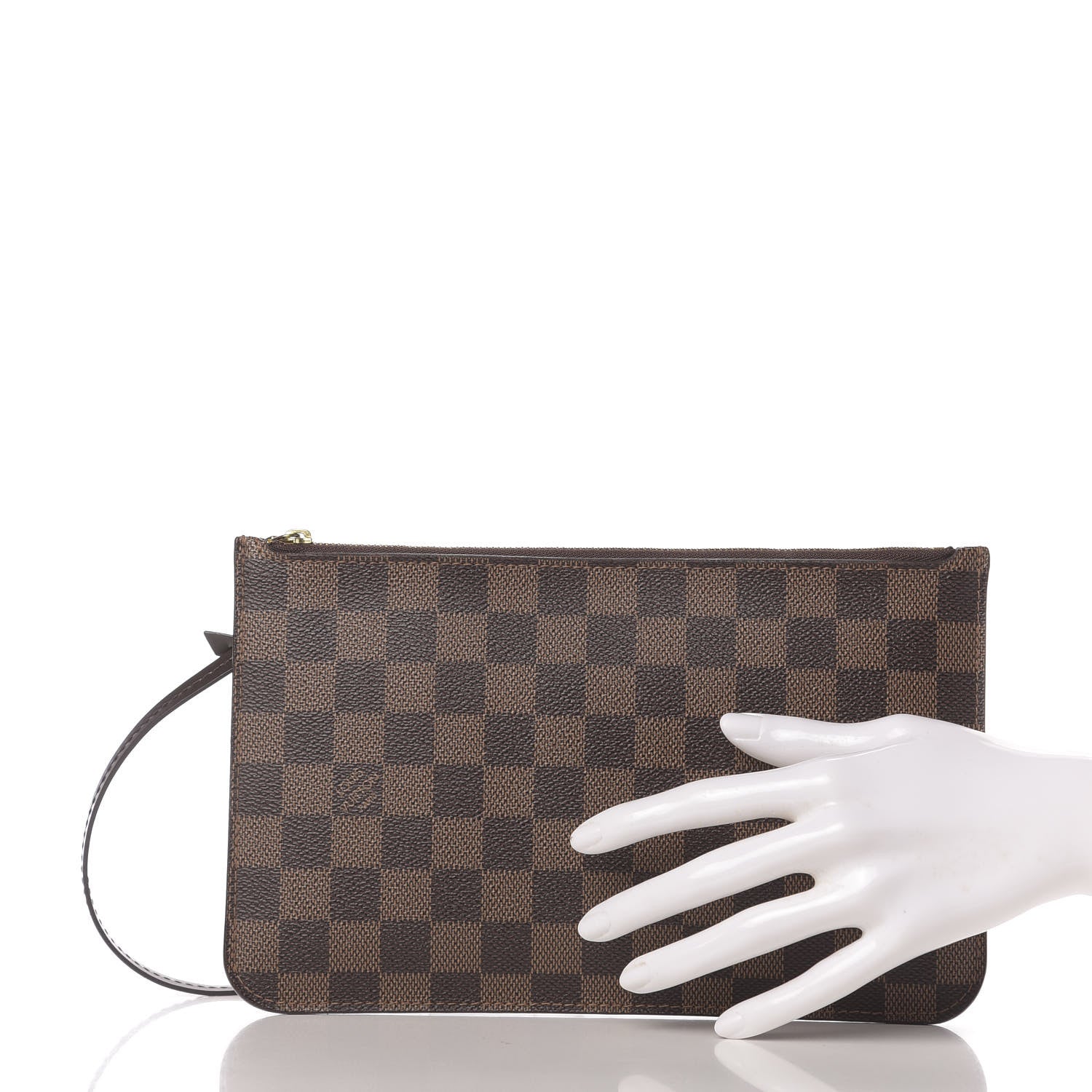 Louis Vuitton Damier Ebene Neverfull MM GM Pochette 2 of 8