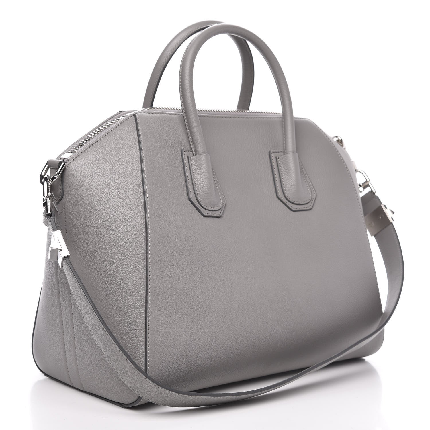 Givenchy Sugar Goatskin Medium Antigona Pearl Grey 3 of 11