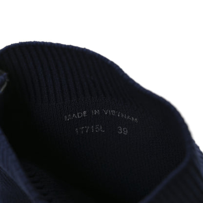 Prada Knit Fabric Logo Sneakers 39 Navy 7 of 7