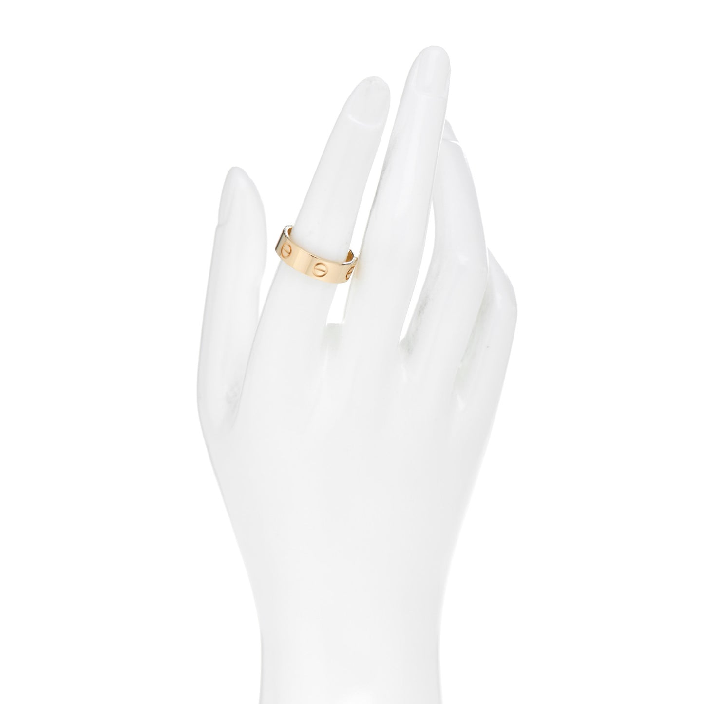 18K Yellow Gold 5.5mm LOVE Ring 55 7.25