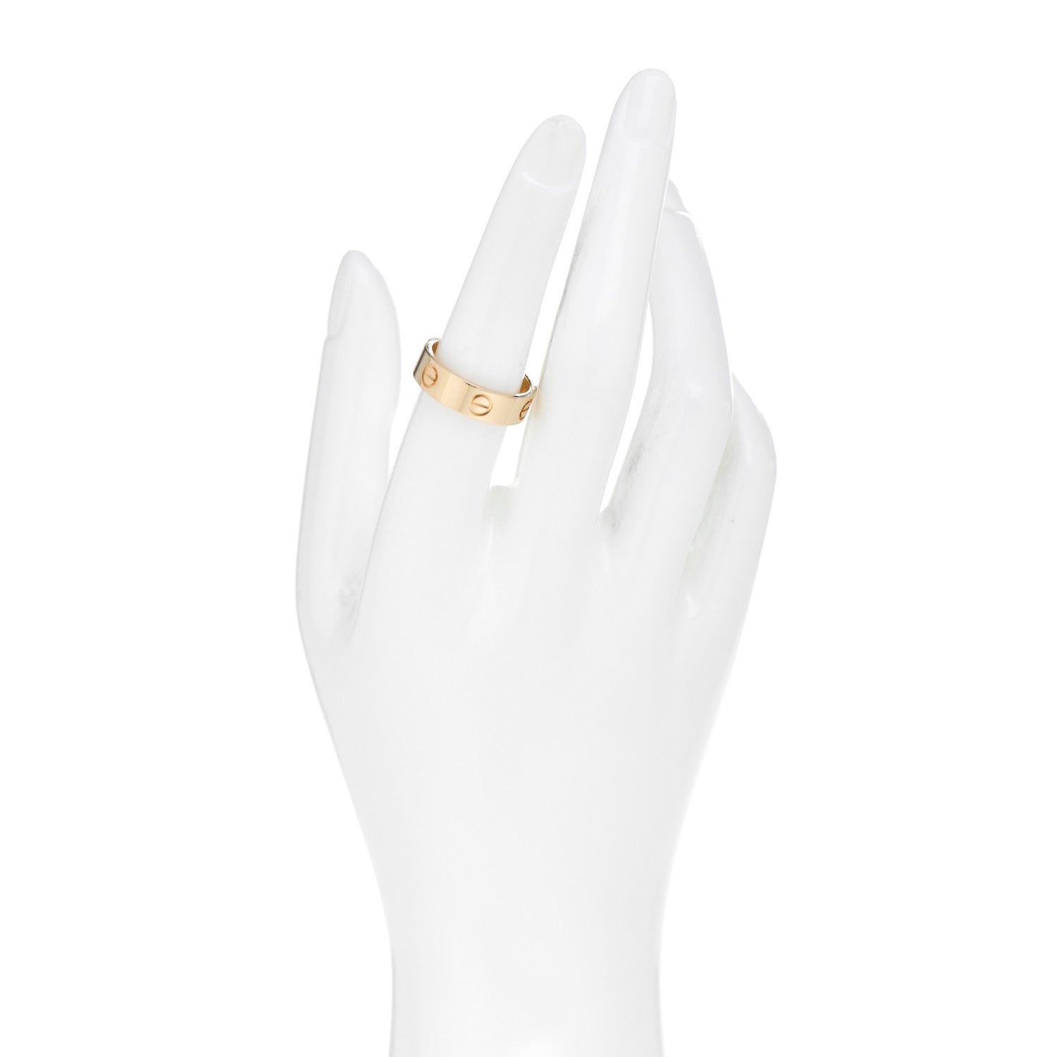 Cartier 18K Yellow Gold 5.5mm LOVE Ring 55 7.25 2 of 4