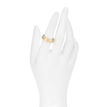 Cartier 18K Yellow Gold 5.5mm LOVE Ring 55 7.25 2 of 4