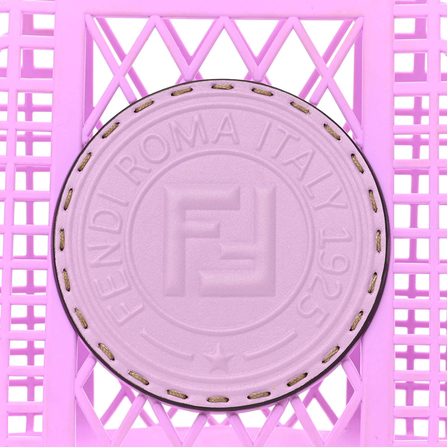 Recycled Plastic Vitello Liberty Matte Small Fendi Basket Violetta