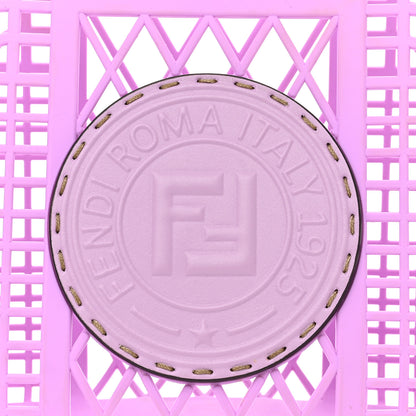 Fendi Recycled Plastic Vitello Liberty Matte Small Fendi Basket Violetta 9 of 15