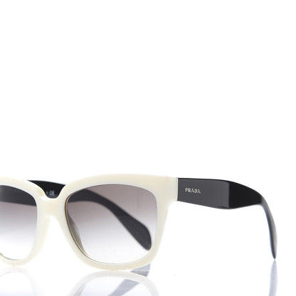 Prada Sunglasses SPR 07P Black White 7 of 8