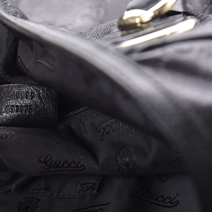 Gucci Guccissima Large Full Moon Tote Black 9 of 12