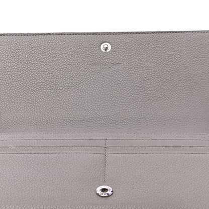 Saint Laurent Calfskin Classic Large Flap Wallet Grey 5 of 5
