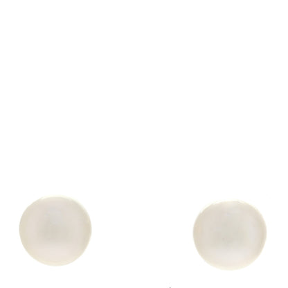 Mikimoto 18K Yellow Gold Akoya Pearl 4-4.5mm Stud Earrings 1 of 5