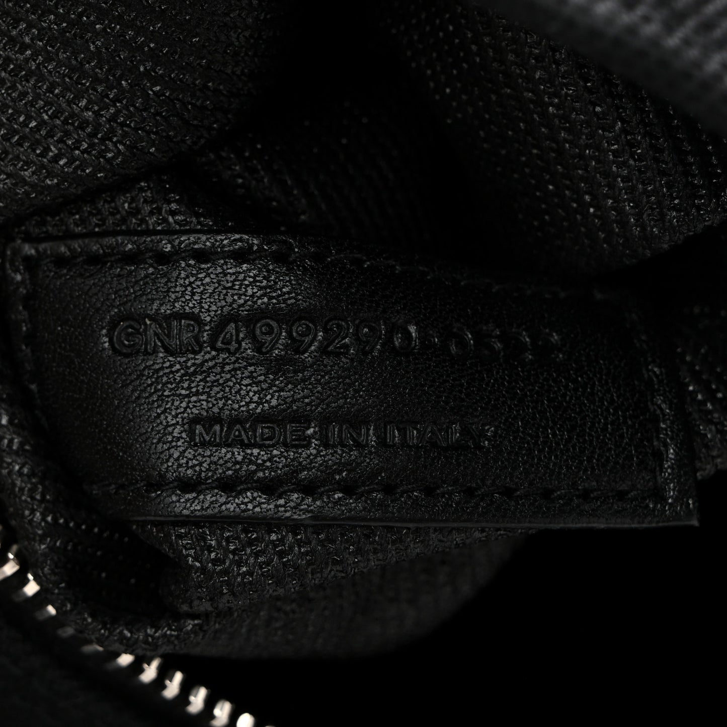 Linen Calfskin Rive Gauche Tote Black