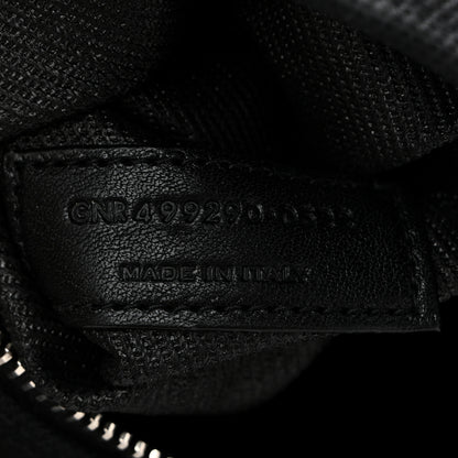 Saint Laurent Linen Calfskin Rive Gauche Tote Black 7 of 10