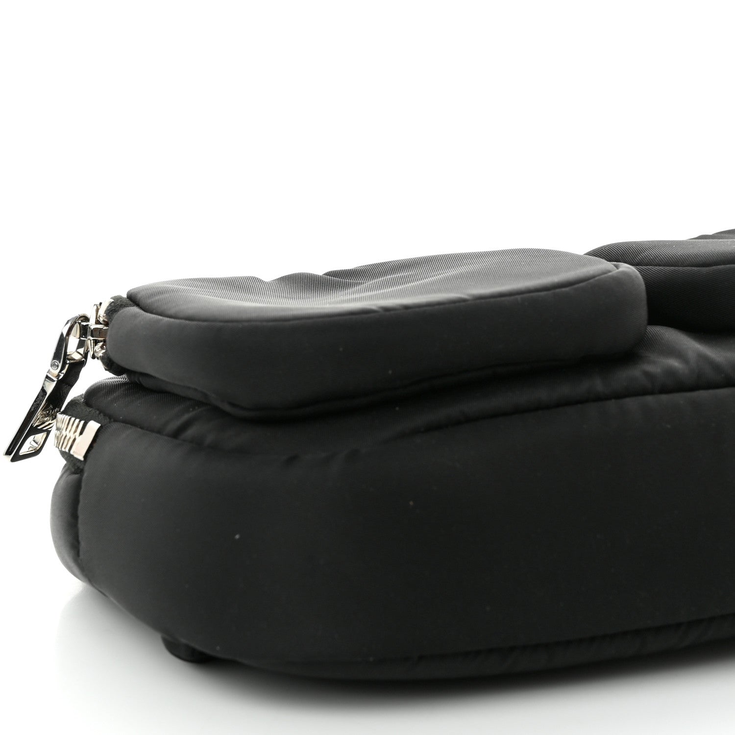 Prada Tessuto Nylon Pocket Cargo Belt Bag Black Fuoco 9 of 9