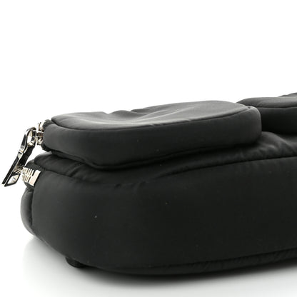 Prada Tessuto Nylon Pocket Cargo Belt Bag Black Fuoco 9 of 9