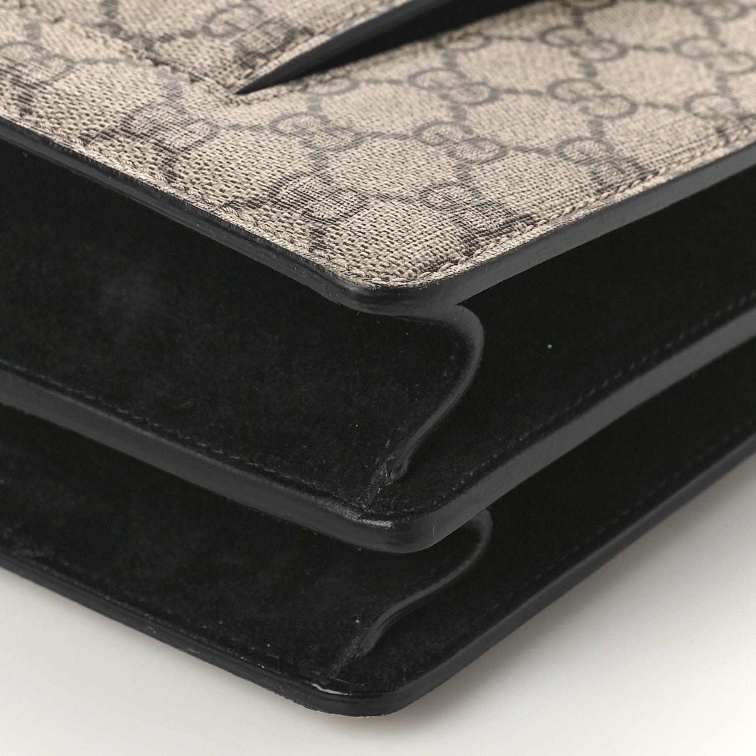 Gucci GG Supreme Monogram Dionysus Tote Beige Black 10 of 13