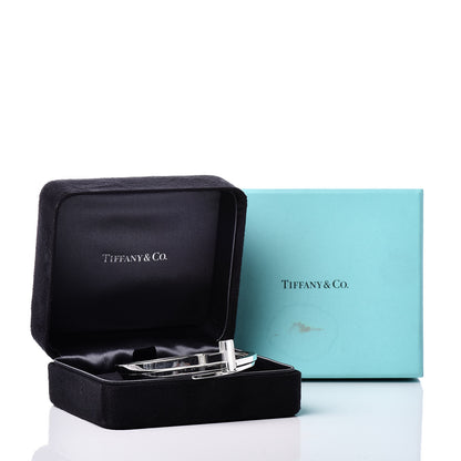 Tiffany Sterling Silver Diamond T Square Wrap Bracelet 6 of 6