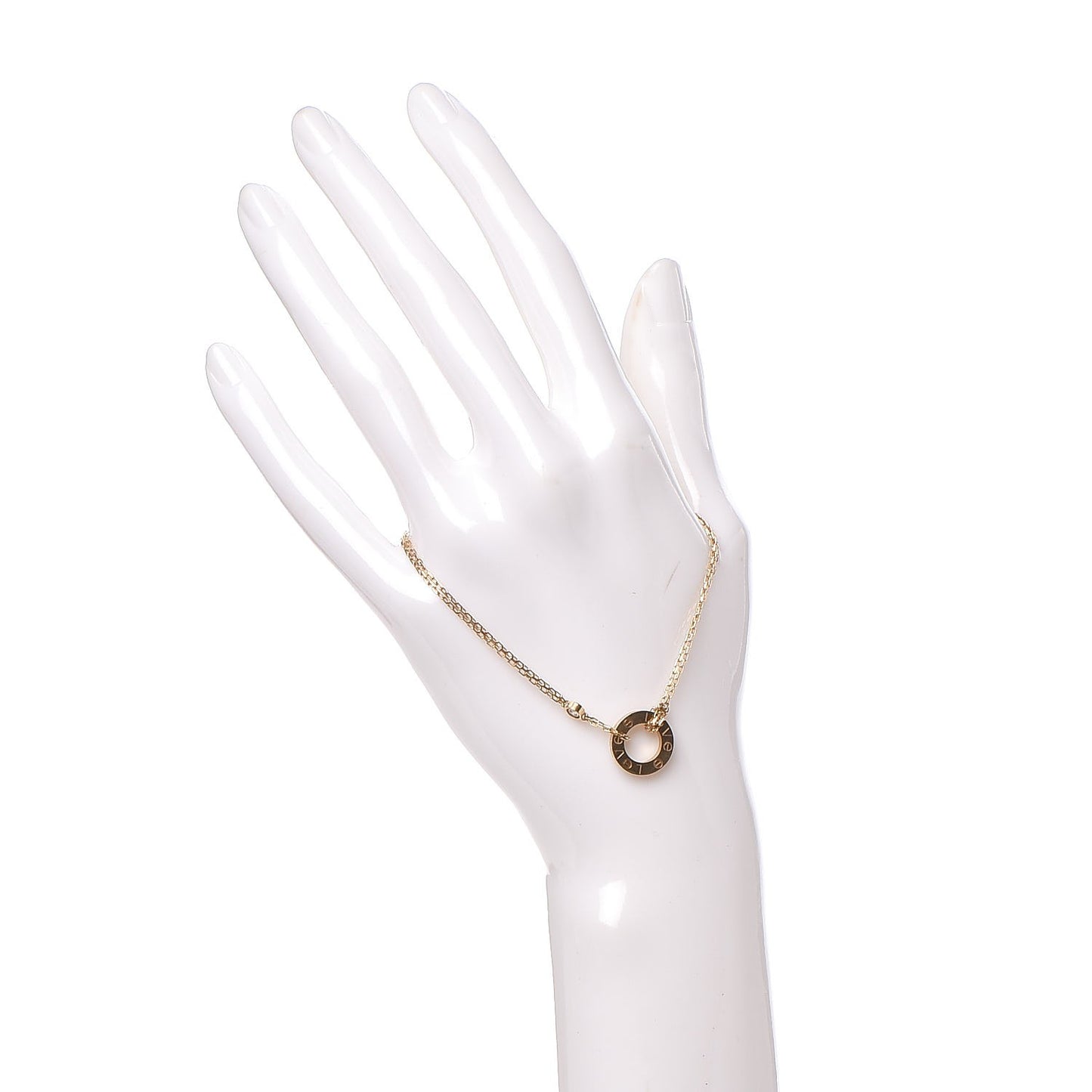 18K Yellow Gold Diamond LOVE Bracelet