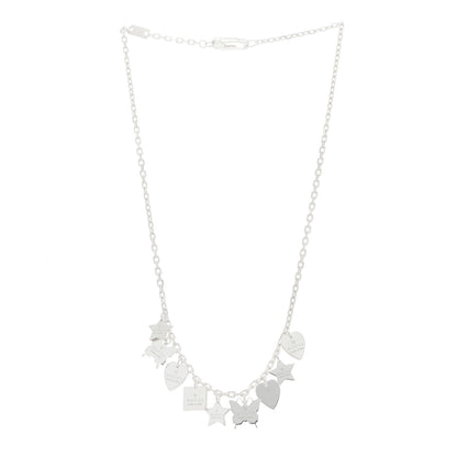Gucci Sterling Silver Trademark Charm Necklace 2 of 5