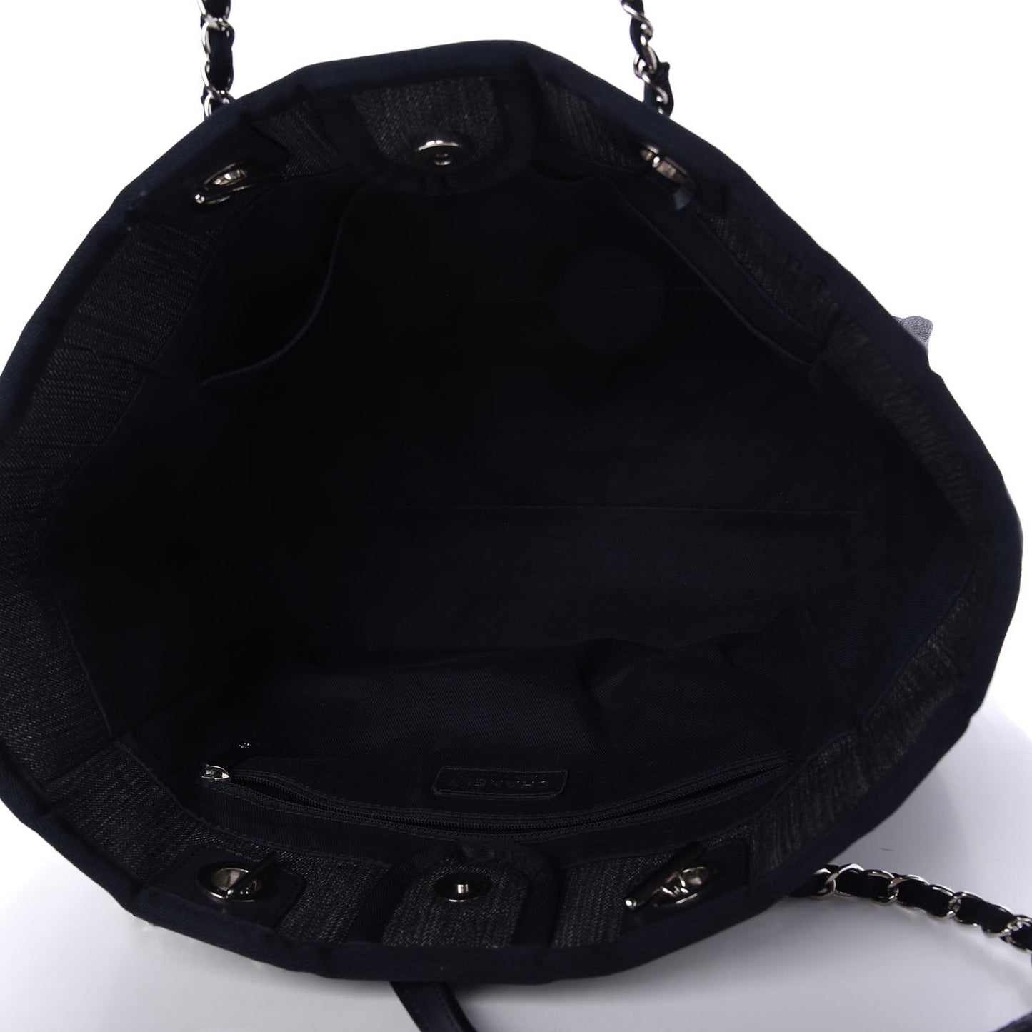 Denim Small Deauville Tote Dark Blue