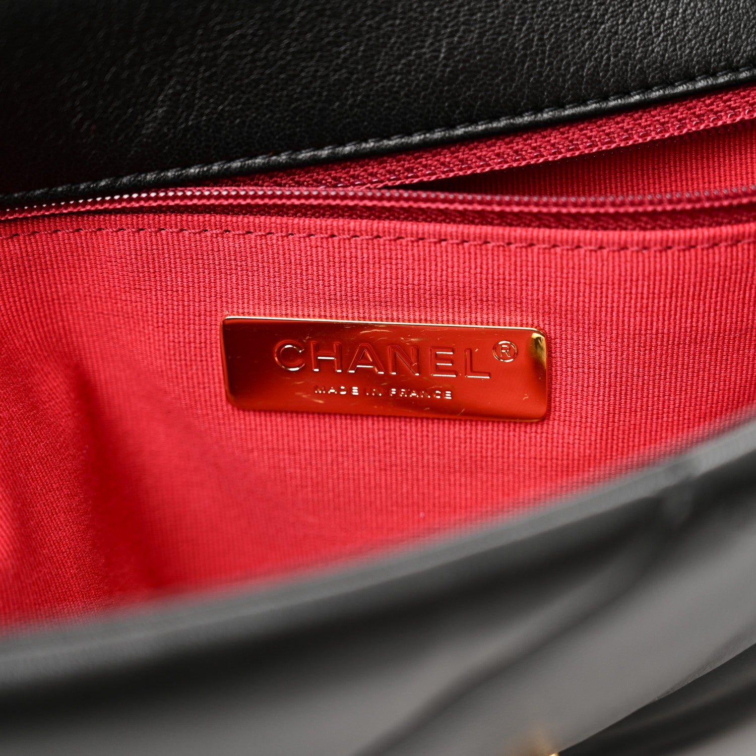 Chanel Lambskin Quilted Large Chanel 19 Flap Black 6 of 11