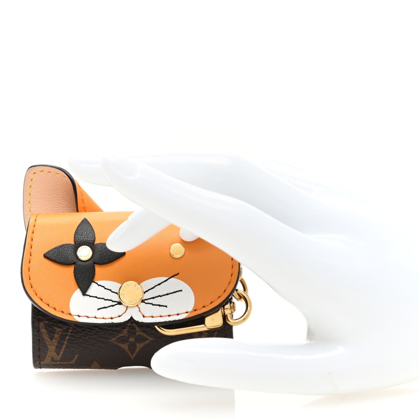 Monogram Cat Earpods Case