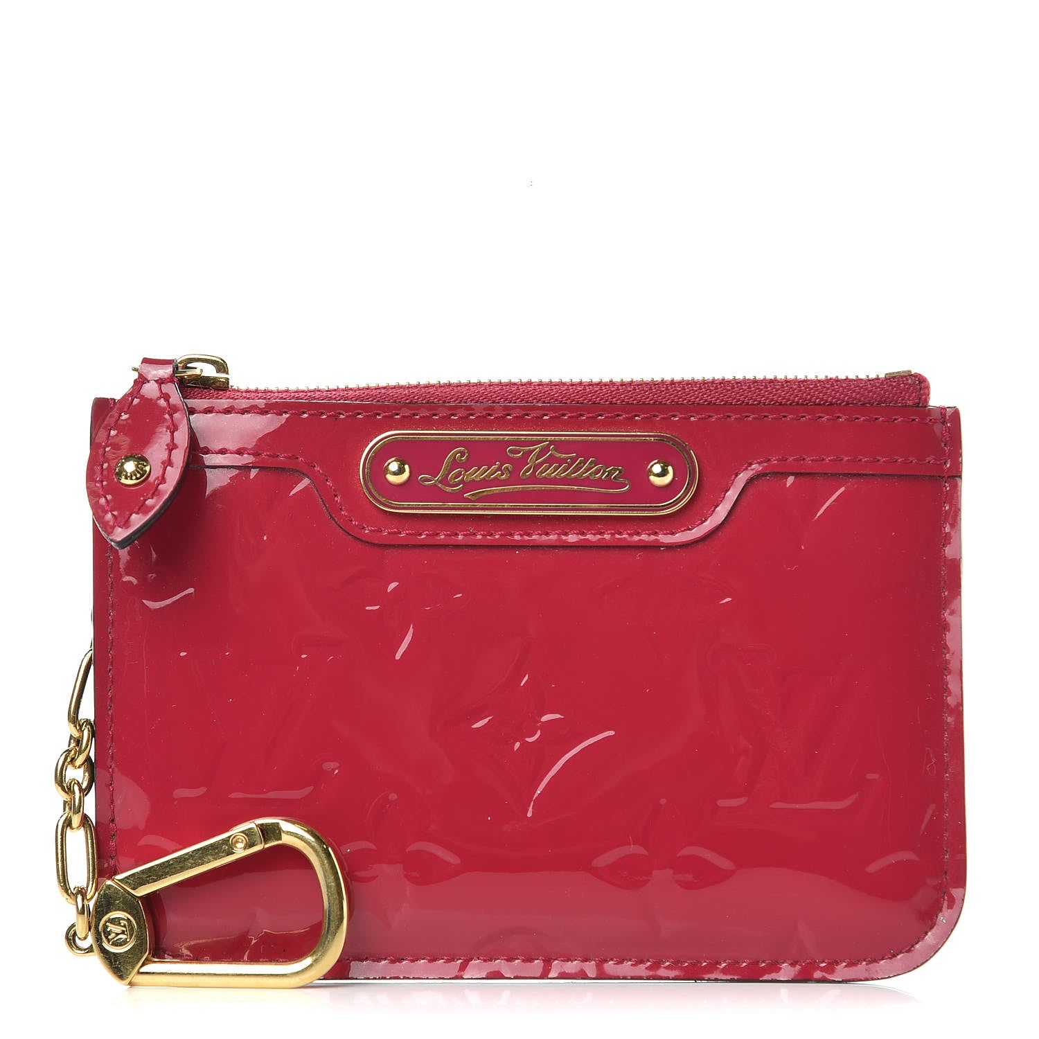 Louis Vuitton Vernis Key Pouch Rose Indien 1 of 6