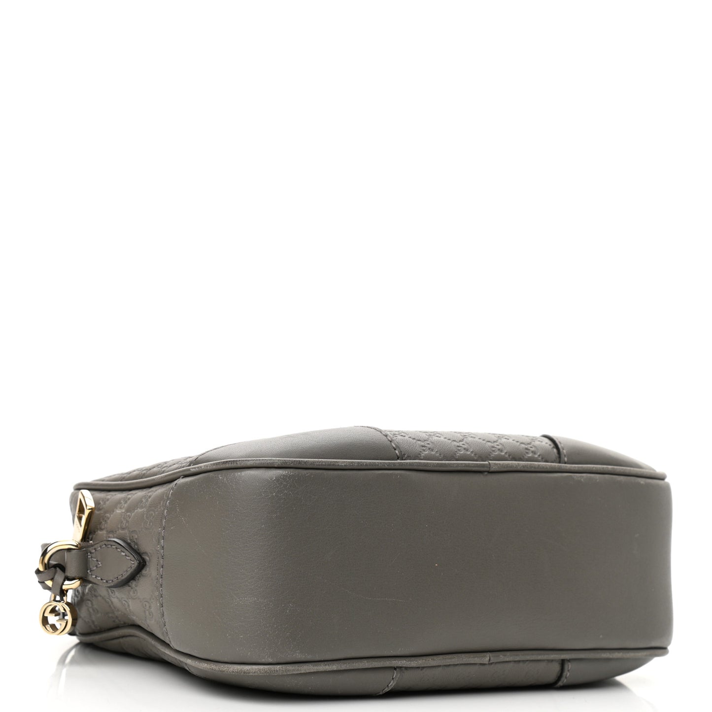 Microguccissima Mini Bree Messenger Bag Grey