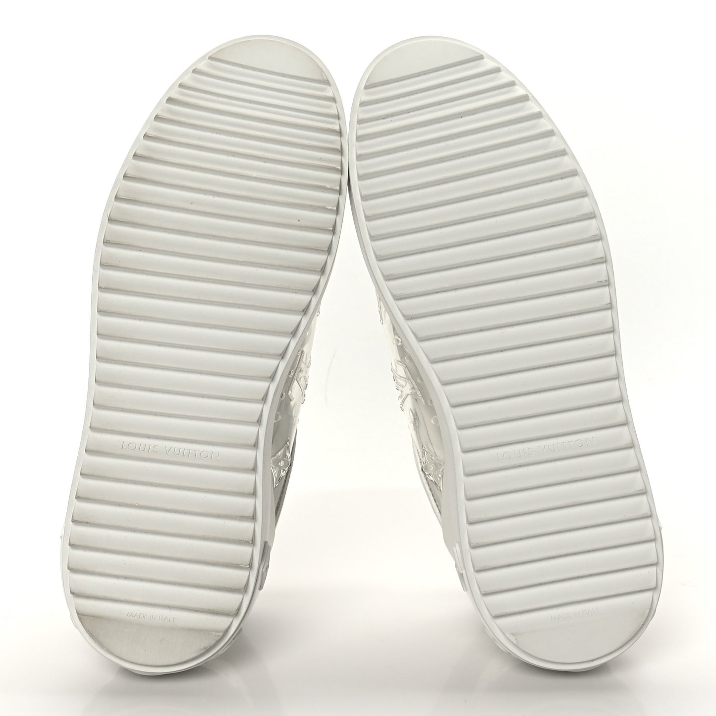 Monogram PVC Time Out Sneakers 38 Silver