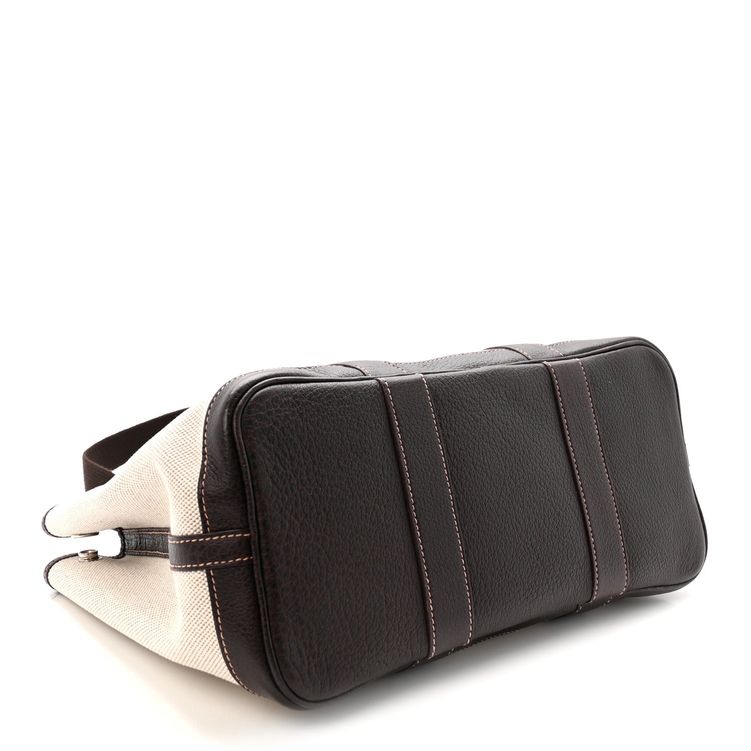 Hermes Buffle Skipper Toile Garden Party 30 TPM Marron Fonce 4 of 9