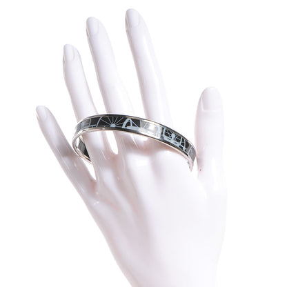 Hermes Enamel Narrow Printed Bracelet 70 2 of 6