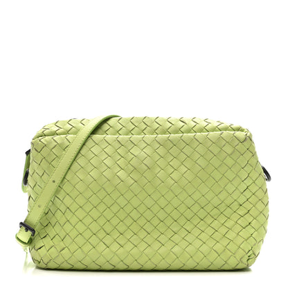 Bottega Veneta Nappa Intrecciato Small Camera Bag Acid Kiwi 1 of 15