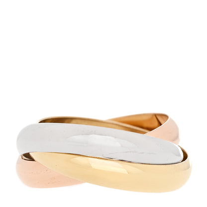 Cartier 18K Pink Yellow White Gold Classic Trinity Ring 53 6.25 3 of 7