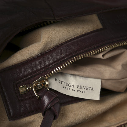 Bottega Veneta Nappa Intrecciato Medium Veneta Hobo Dark Red 7 of 11