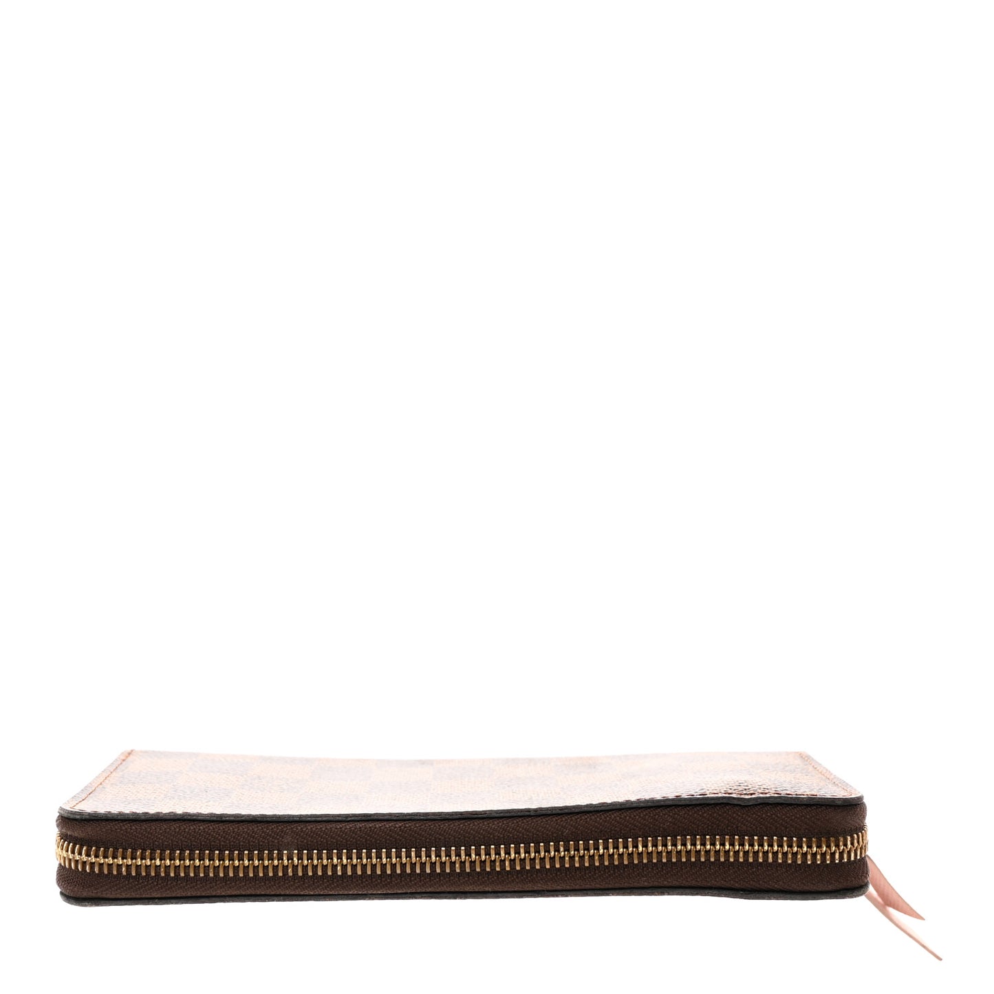 Damier Ebene Clemence Wallet Rose Ballerine
