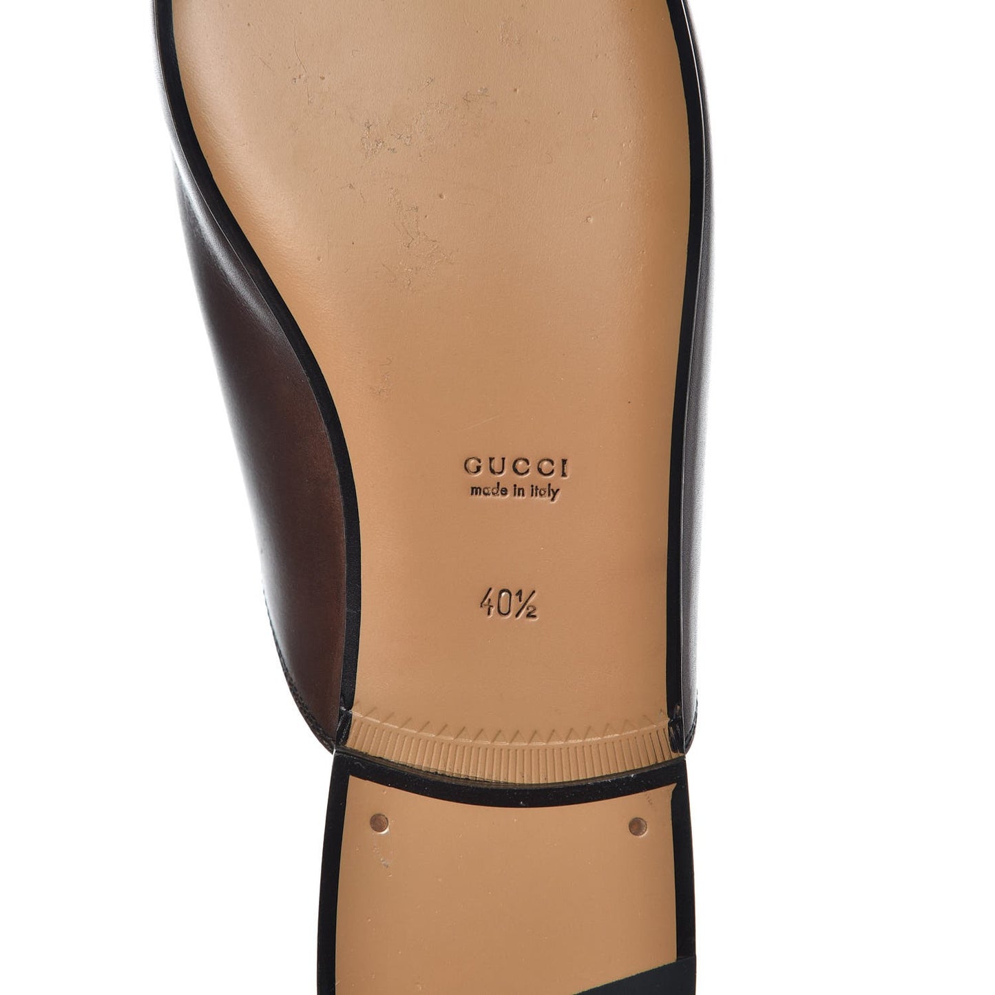 Calfskin Womens Princetown Slippers 40.5 Fondente Brown